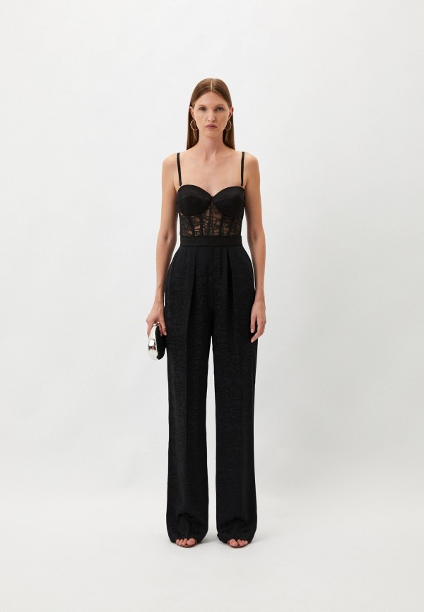 

Комбинезон Elisabetta Franchi, Черный, со съемными бретелями
