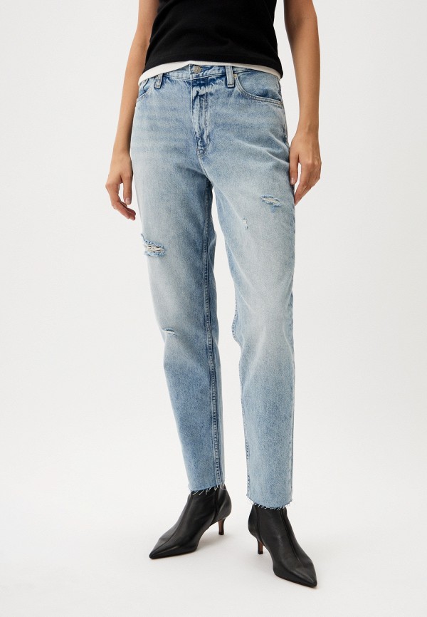 

Джинсы Calvin Klein Jeans, Голубой, MOM