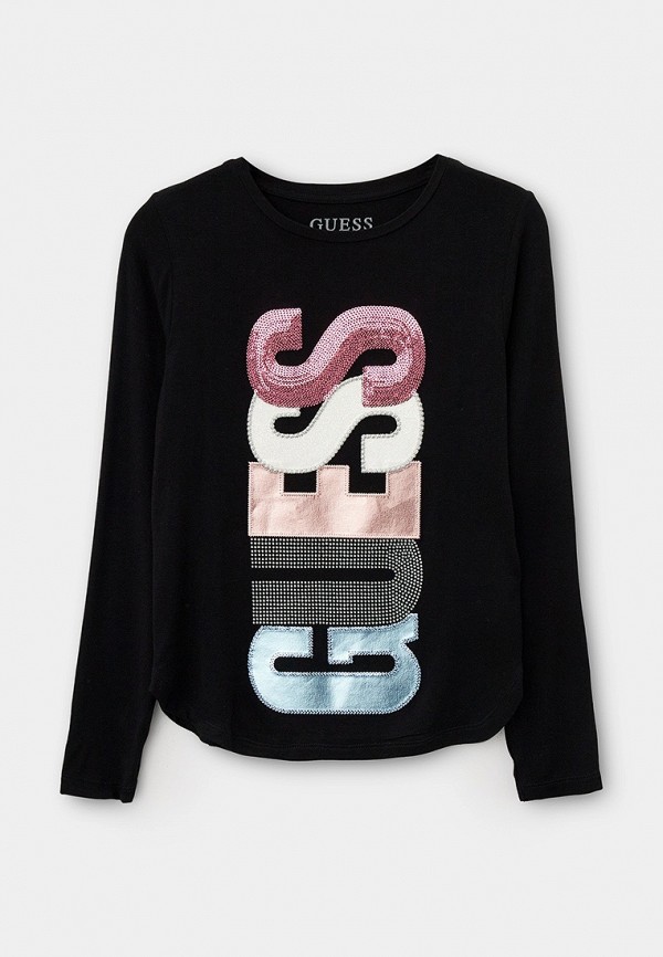 

Лонгслив Guess, Черный
