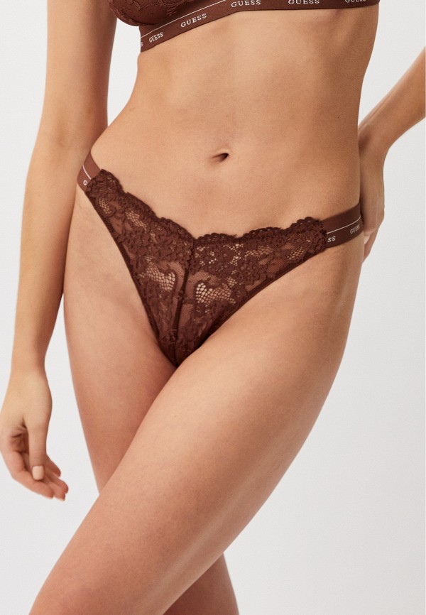 

Трусы Guess, Коричневый, THONG