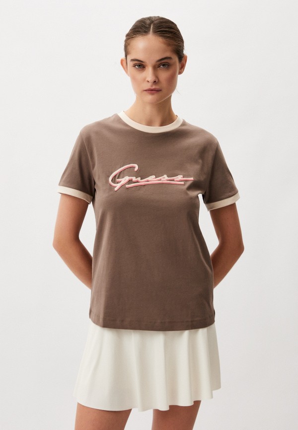 

Футболка Guess, Коричневый