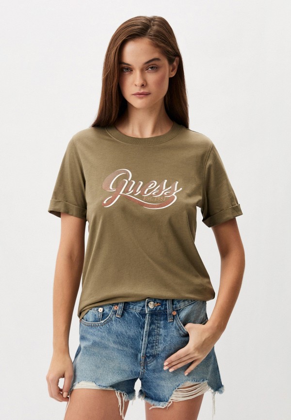

Футболка Guess, Хаки