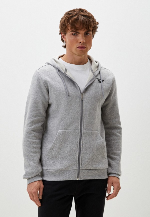 

Толстовка Reebok, Серый, REEBOK IDENTITY SL FLEECE FZ