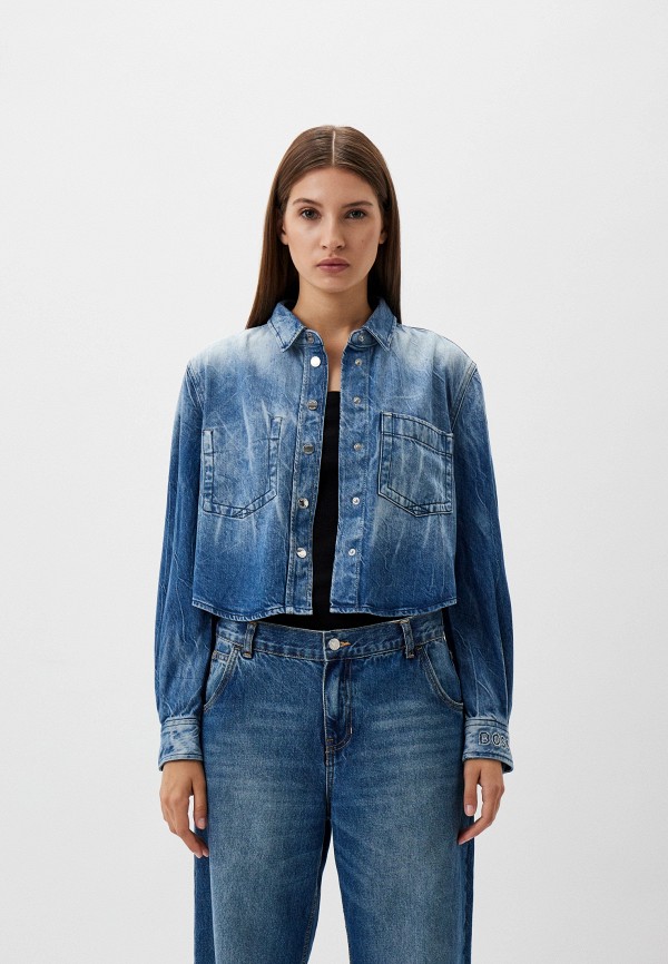 

Рубашка джинсовая Boss, Синий, DENIM SHIRT 1.0