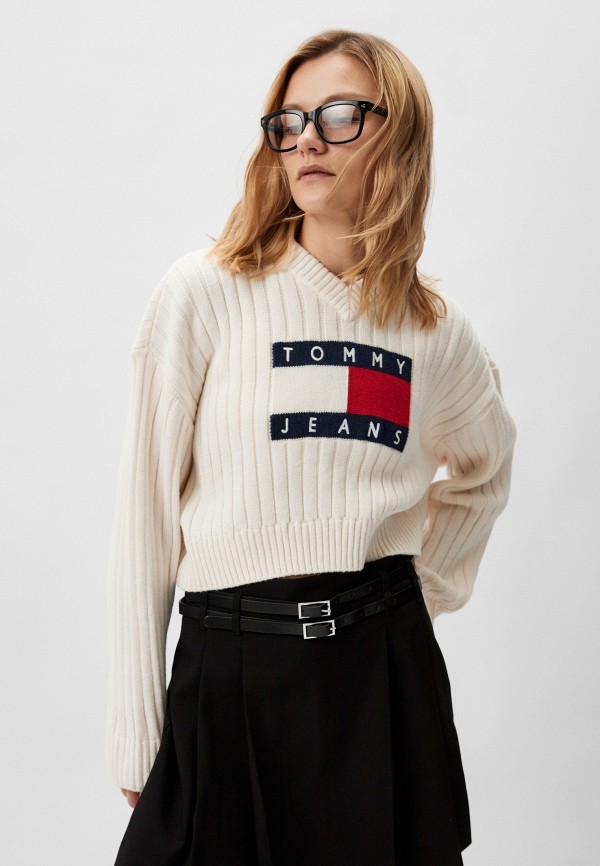 

Пуловер Tommy Jeans, Белый