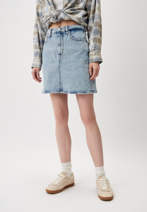 

Юбка джинсовая Tommy Jeans, Голубой