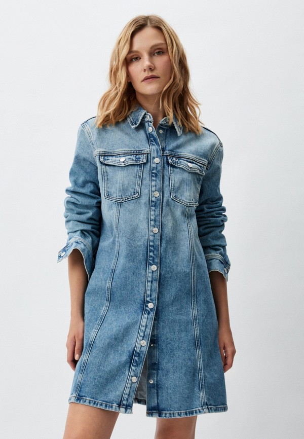 

Платье джинсовое Tommy Jeans, Голубой