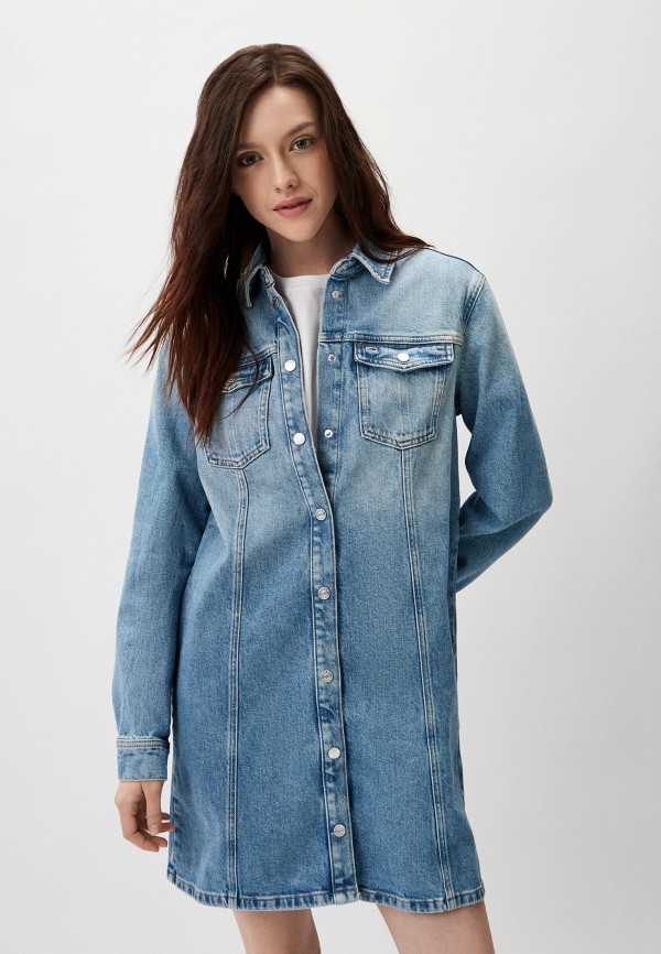 

Платье джинсовое Tommy Jeans, Голубой