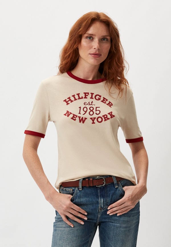 

Футболка Tommy Hilfiger, Бежевый