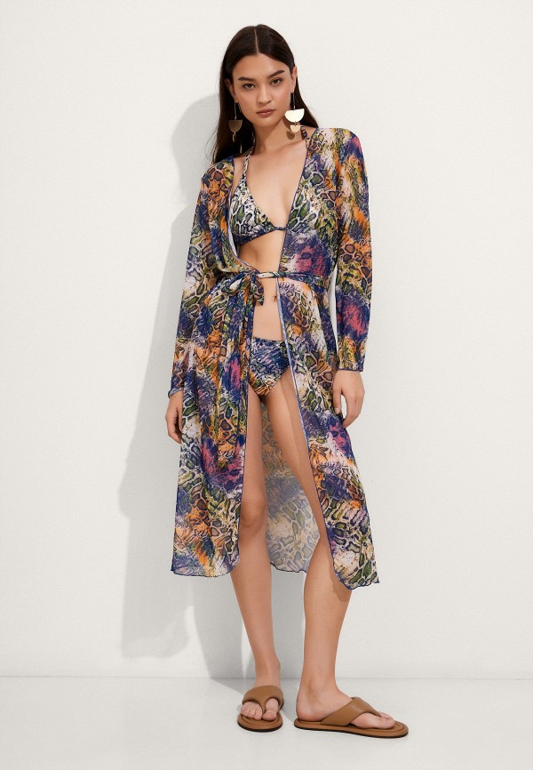 Купальник и туника пляжная Kamilia Flower 3190₽