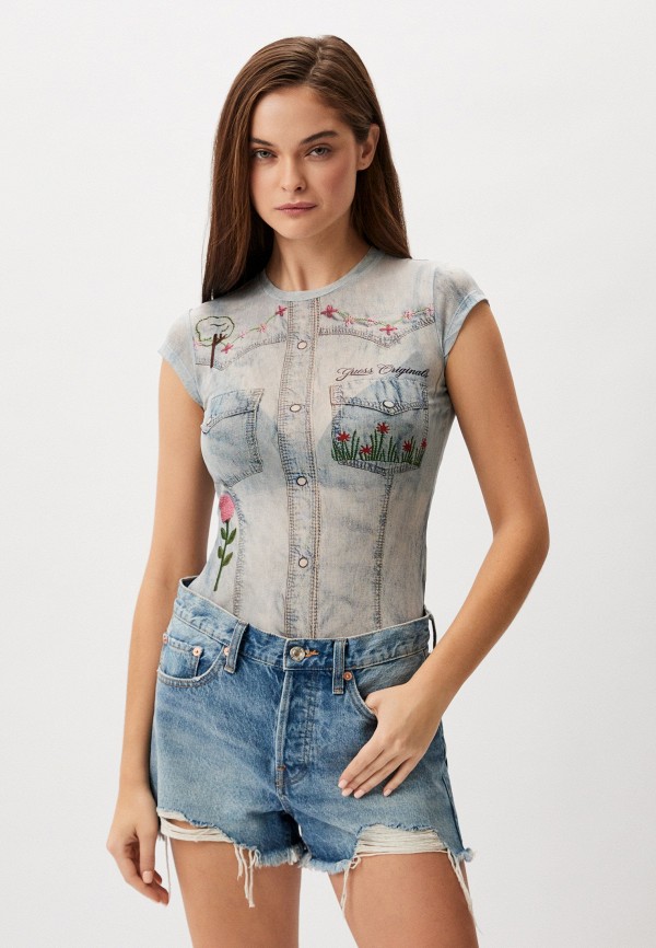 

Футболка Guess, Голубой, GUESS ORIGINAL