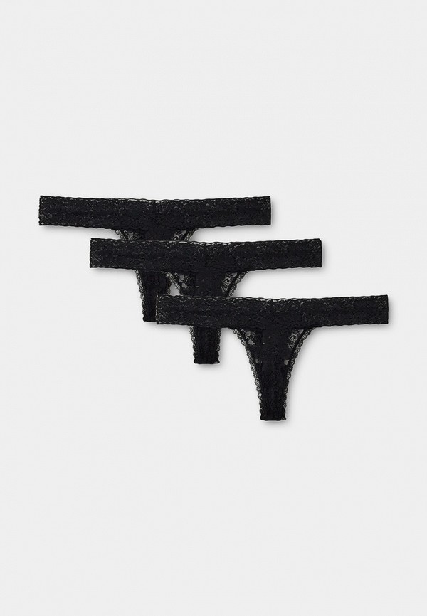 

Трусы 3 шт. Guess, Черный, THONG
