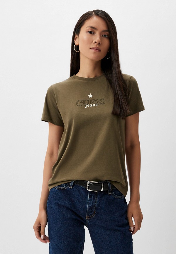 

Футболка Guess Jeans, Хаки