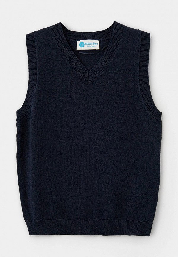 фото Жилет button blue
