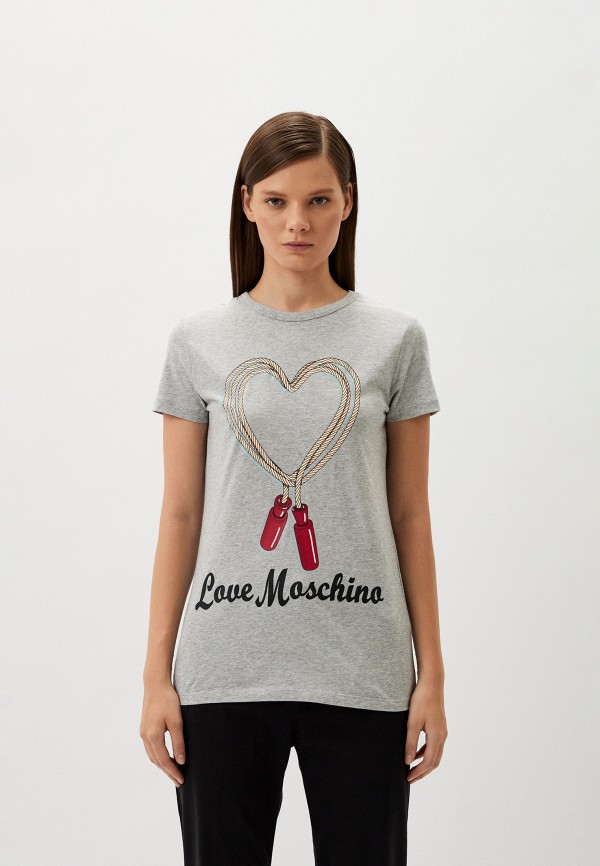 

Футболка Love Moschino, Серый