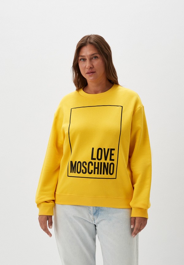 

Свитшот Love Moschino, Желтый