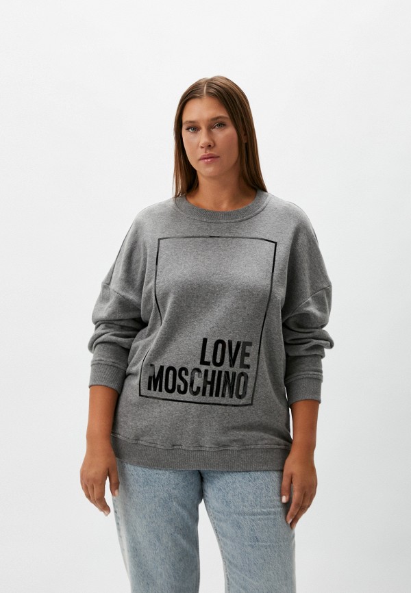 

Свитшот Love Moschino, Серый