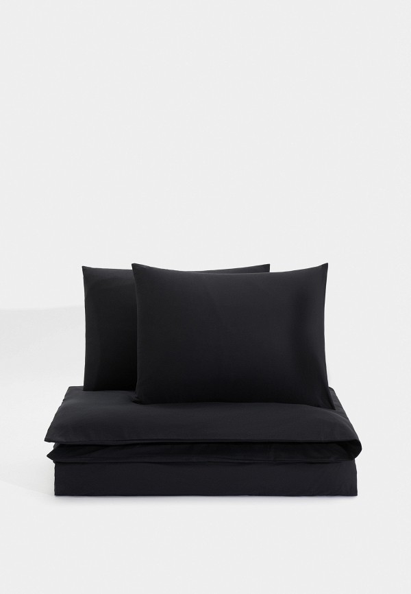 

Постельное белье Евро Lamoda Home, Черный