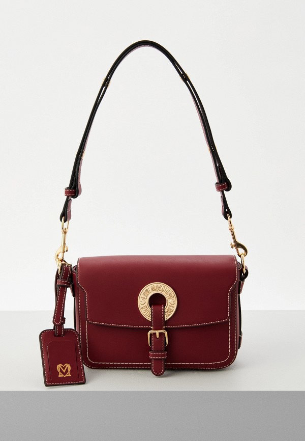 

Сумка и брелок Love Moschino, Бордовый