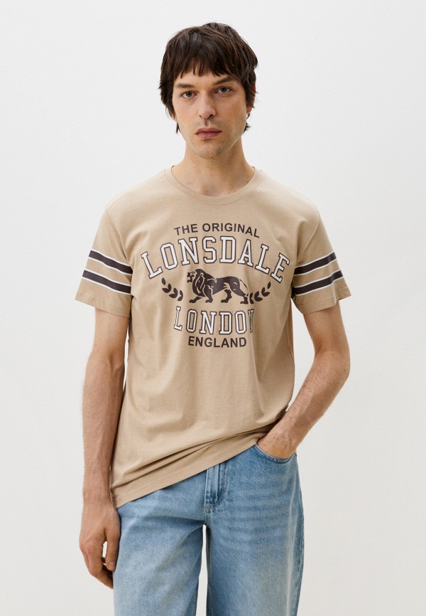 

Футболка Lonsdale, Бежевый, BROUSTER