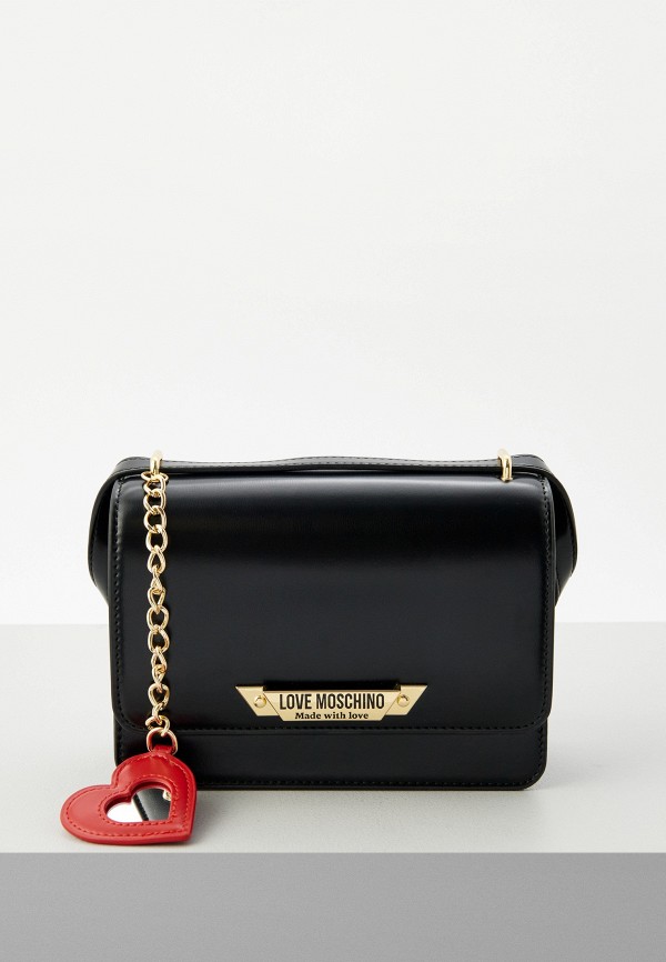 

Сумка и брелок Love Moschino, Черный