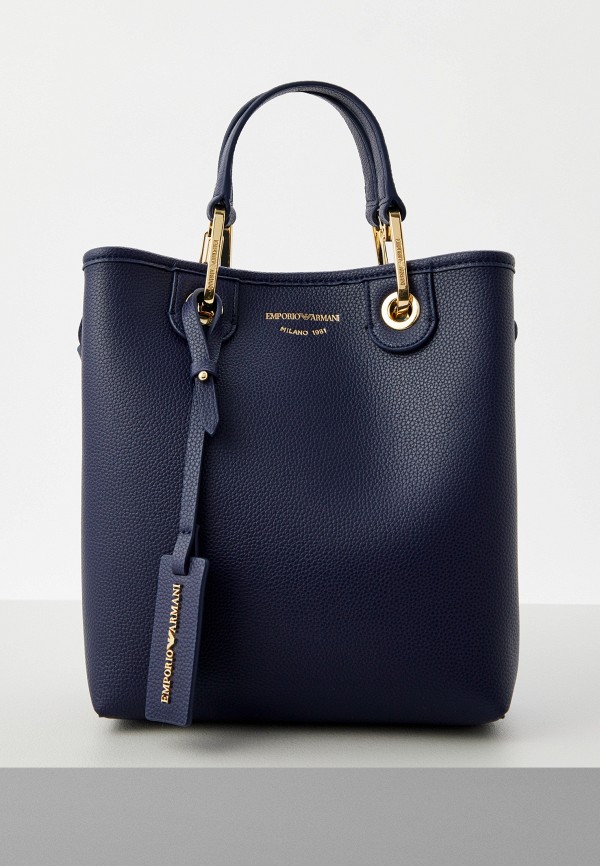 

Сумка, косметичка и брелок Emporio Armani, Синий