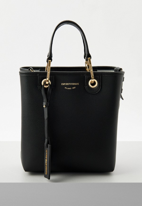 

Сумка, косметичка и брелок Emporio Armani, Черный