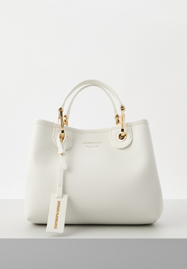 

Сумка, косметичка и брелок Emporio Armani, Белый
