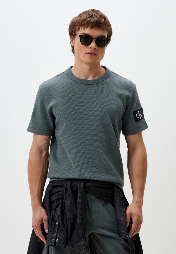

Футболка Calvin Klein Jeans, Зеленый, BADGE