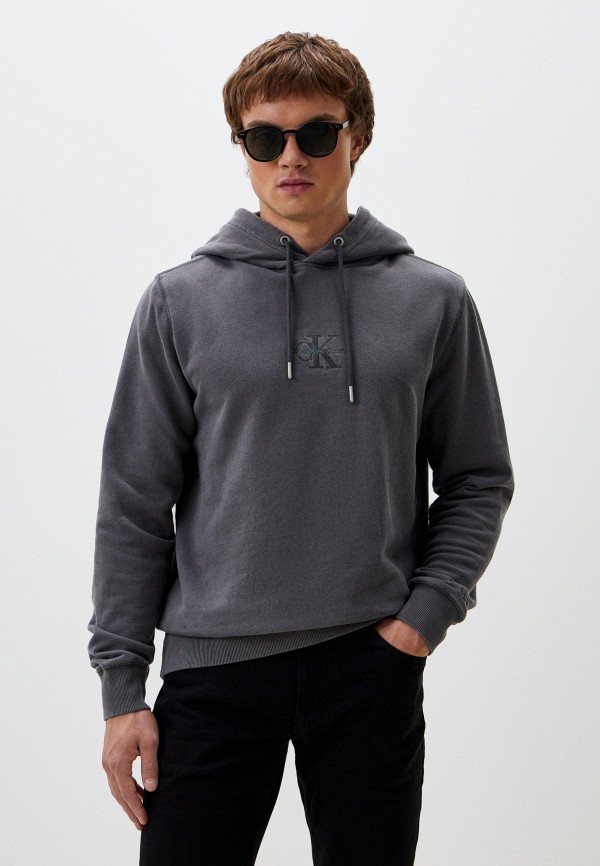 

Худи Calvin Klein Jeans, Серый, MONOLOGO