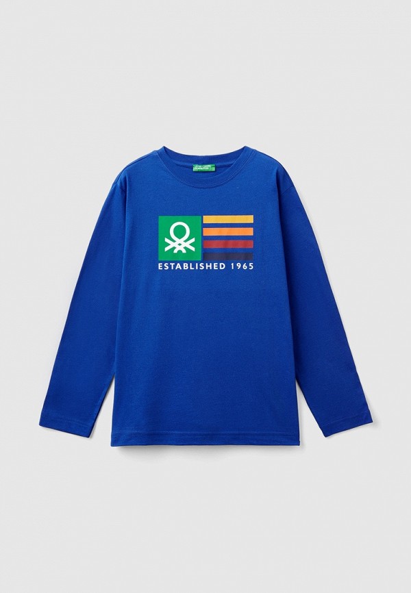 

Лонгслив United Colors of Benetton, Синий