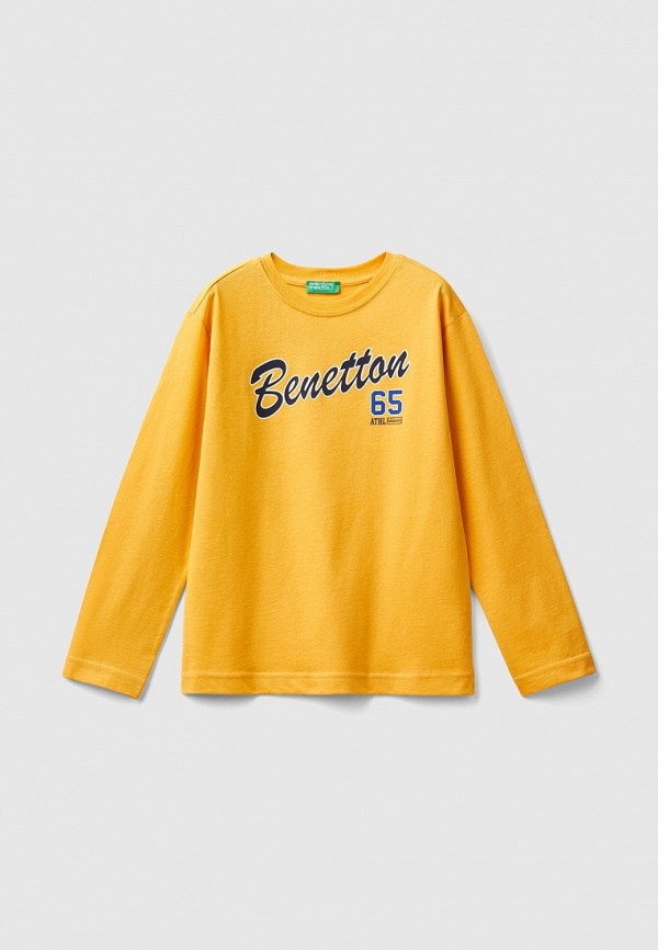 

Лонгслив United Colors of Benetton, Желтый