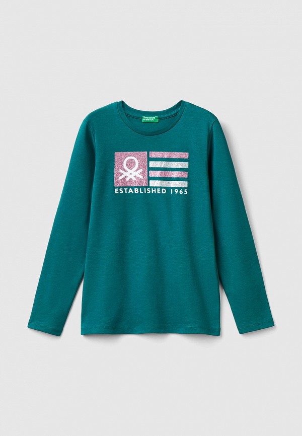 

Лонгслив United Colors of Benetton, Зеленый