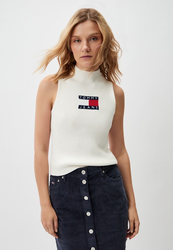 

Топ Tommy Jeans, Белый