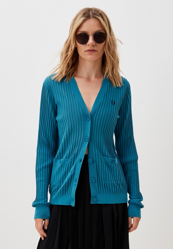 

Кардиган Fred Perry, Бирюзовый