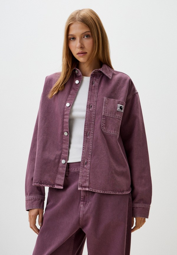 

Рубашка джинсовая Carhartt WIP, Розовый