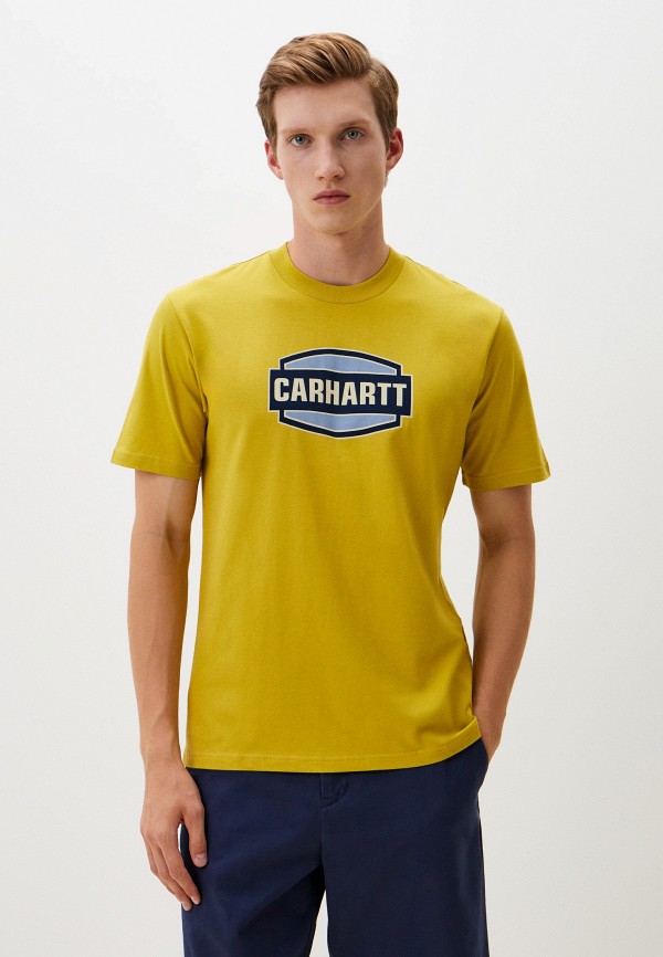 

Футболка Carhartt WIP, Желтый, Press Script