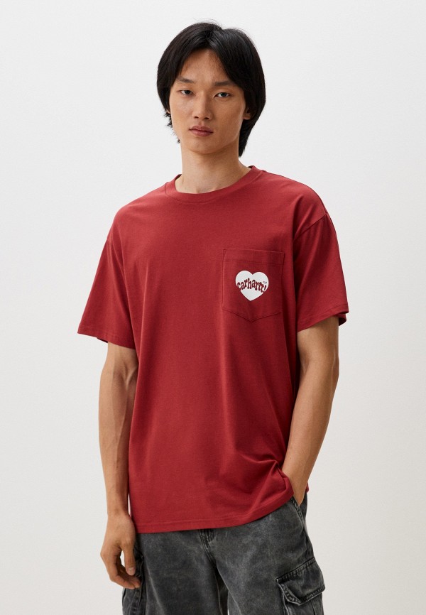 

Футболка Carhartt WIP, Розовый, Amour Pocket