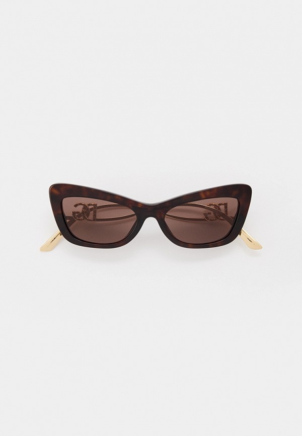 

Очки солнцезащитные Dolce&Gabbana, Коричневый, DG4467B 502/73