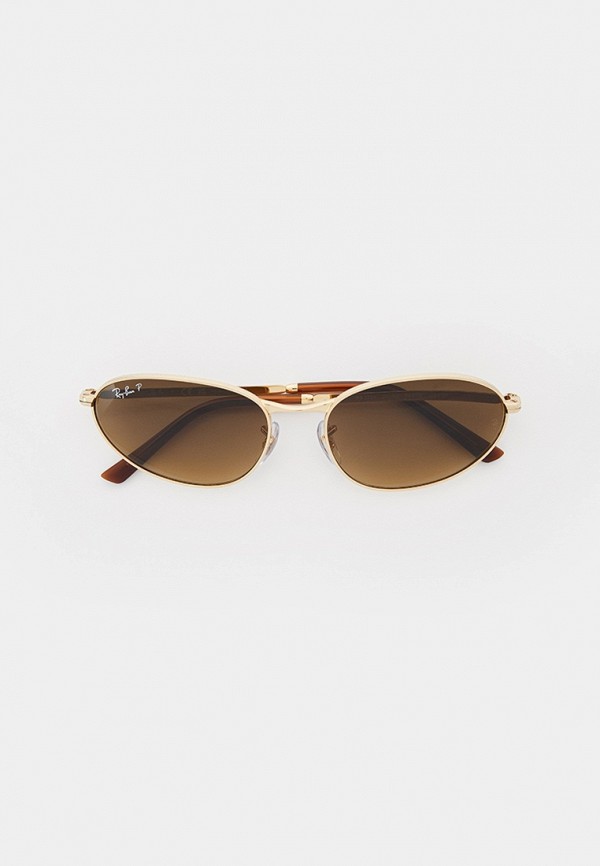 

Очки солнцезащитные Ray-Ban®, Золотой, RB3734 001/M2, с поляризационными линзами