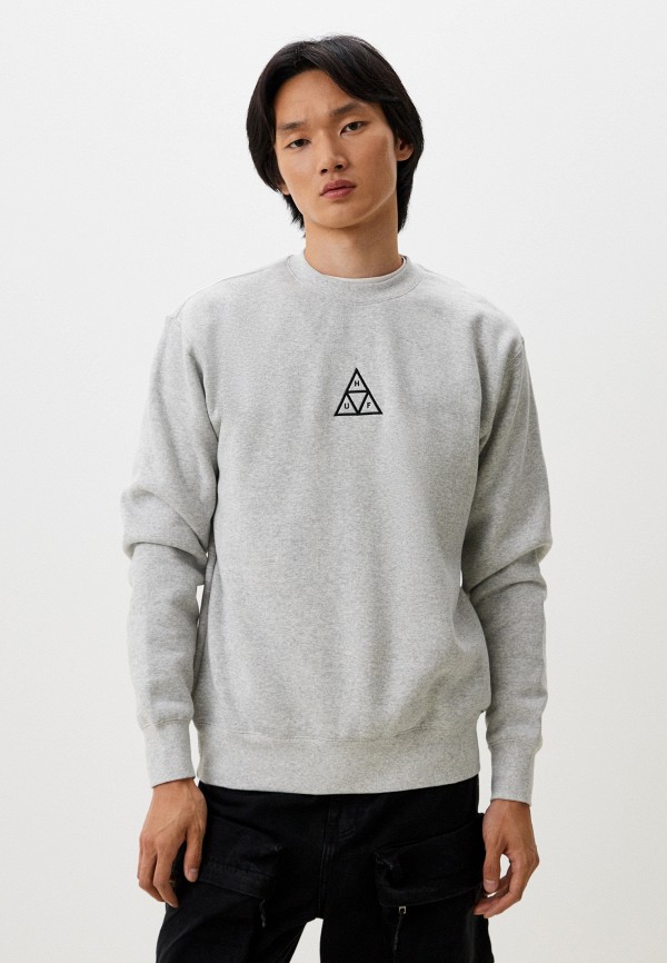 

Свитшот Huf, Серый, HUF SET TRIPLE TRIANGLE CREWNECK