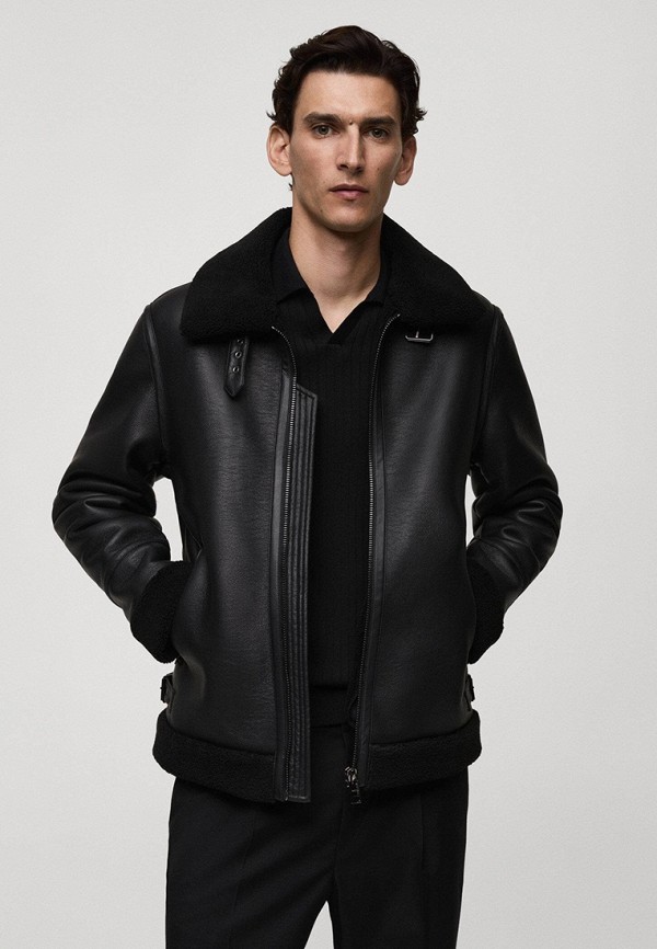 Куртка кожаная Mango Man 9910₽