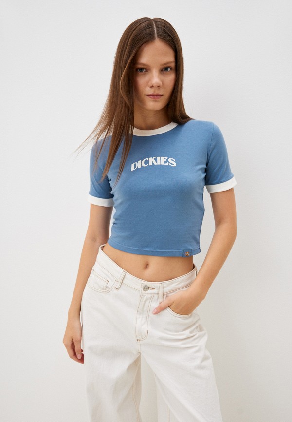 

Футболка Dickies, Голубой, HERNDON RINGER