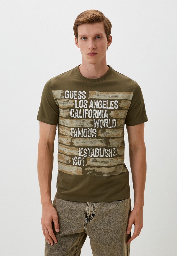 

Футболка Guess, Хаки