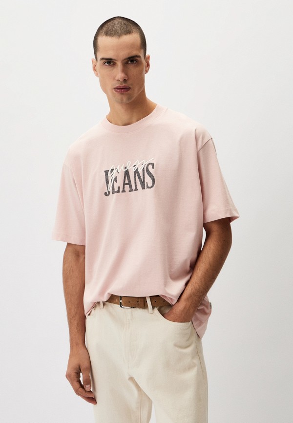 

Футболка Guess Jeans, Розовый