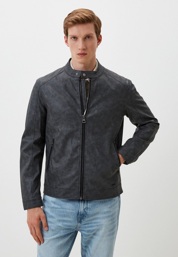 

Куртка кожаная Guess, Серый
