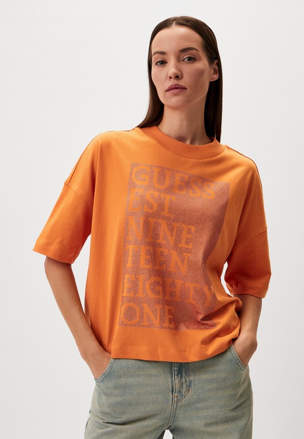 

Футболка Guess, Оранжевый