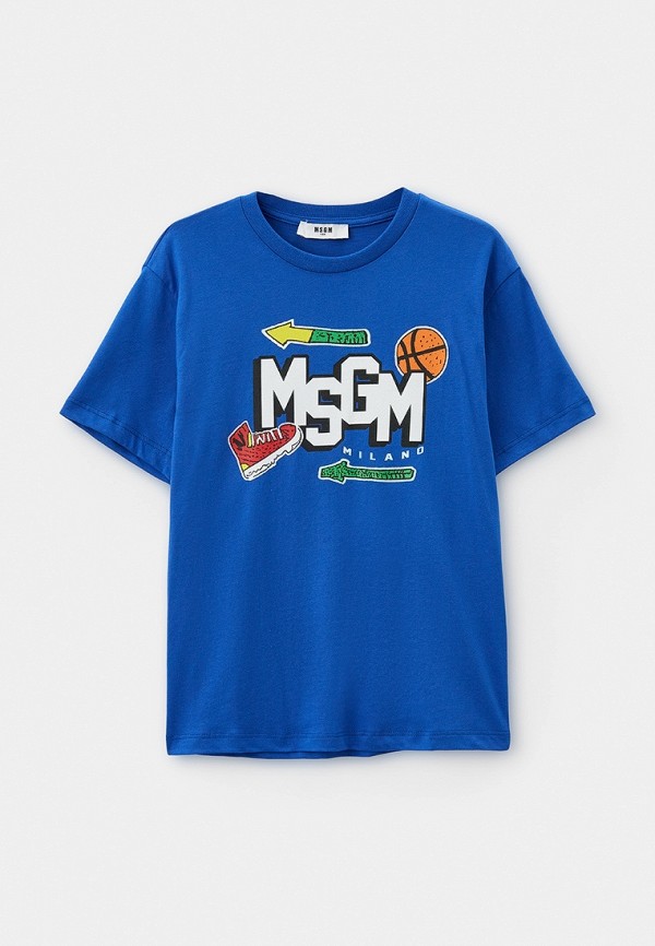 

Футболка MSGM Kids, Синий