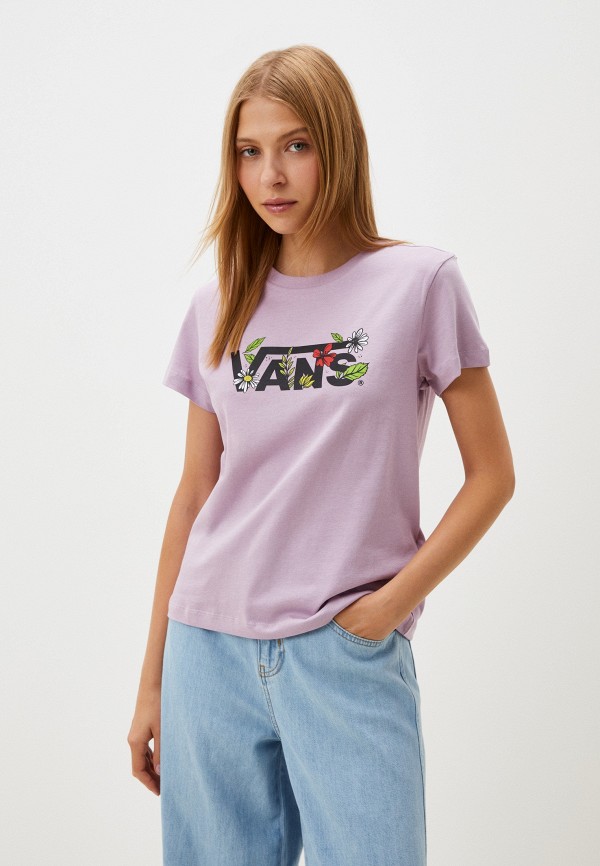 

Футболка Vans, Фиолетовый, FOLIAGE CREW SS TEE