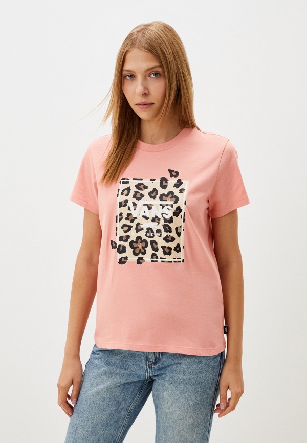 

Футболка Vans, Розовый, ANIMALIER BOXED CREW SS TEE